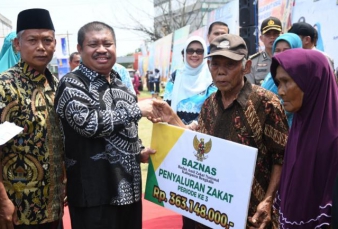 BAZNAS Bengkalis Gelontorkan Bantuan Usaha Ekonomi Masyarakat Periode Tiga 2019